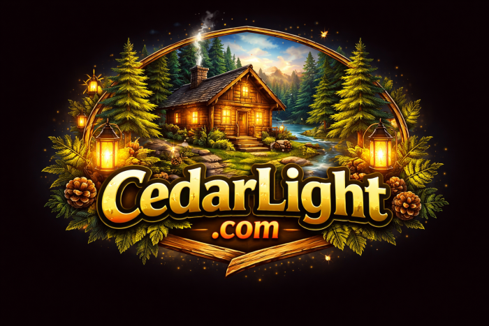 CEDARLIGHT.COM premium domain logo