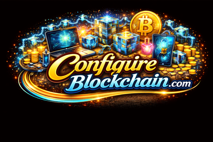 CONFIGUREBLOCKCHAIN.COM premium domain logo