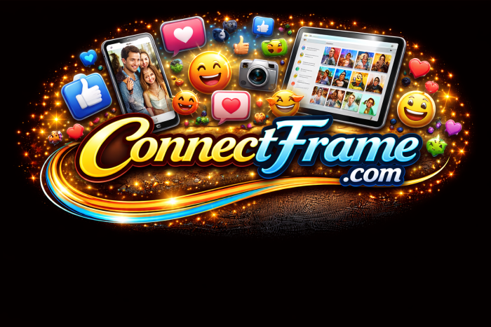 CONNECTFRAME.COM premium domain logo