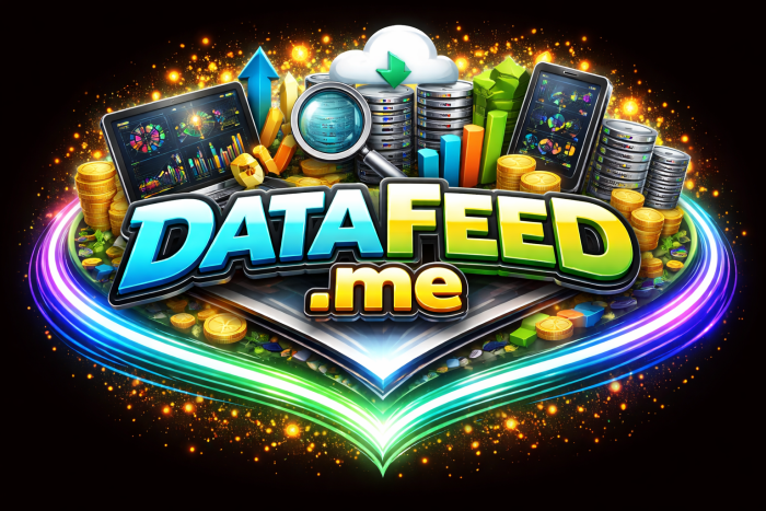 DATAFEED.ME premium domain logo