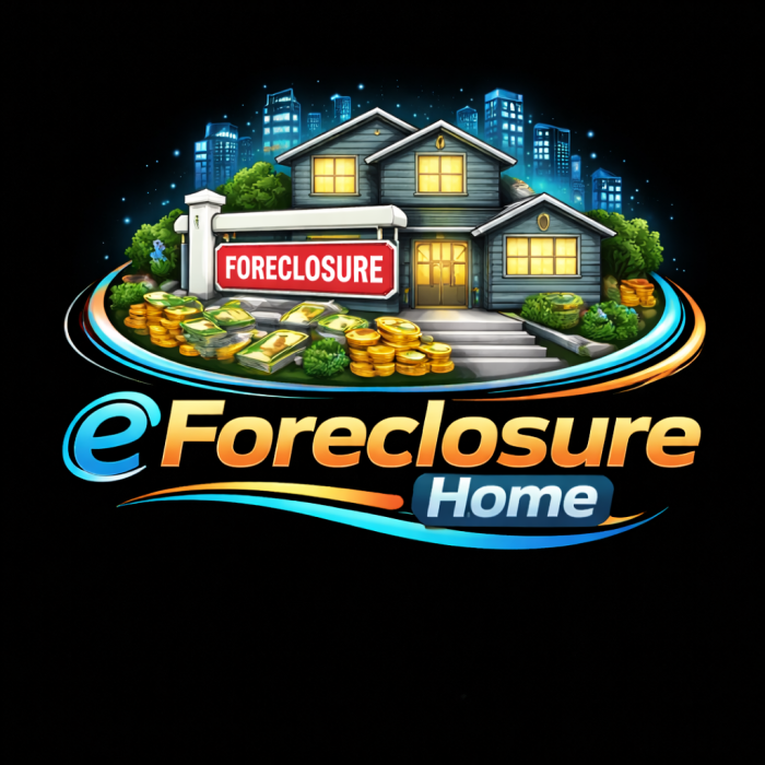 EFORECLOSUREHOME.COM premium domain logo