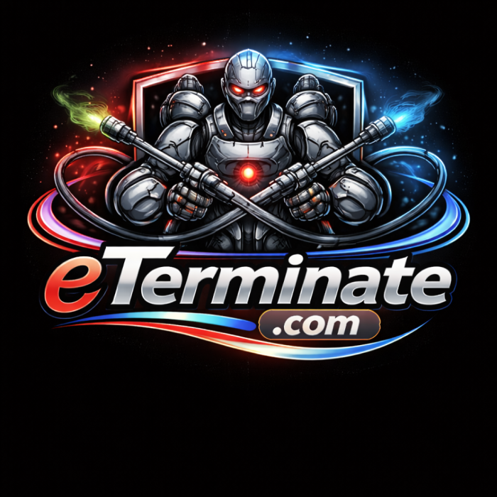 ETERMINATE.COM premium domain logo