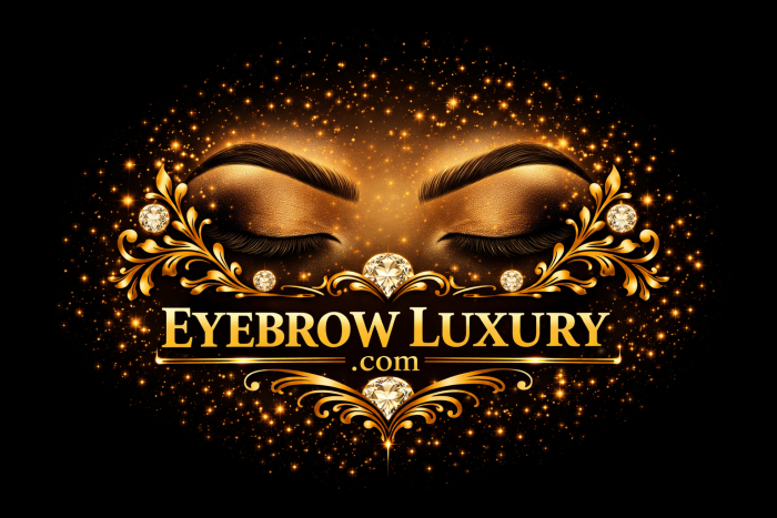 EYEBROWLUXURY.COM premium domain logo