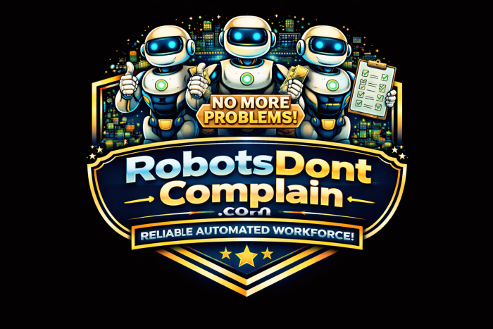 ROBOTSDONTCOMPLAIN.COM logo